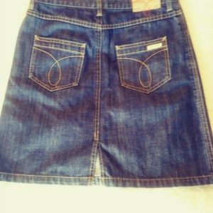 Calvin Klein Jean Denim Skirt. Size 29.
